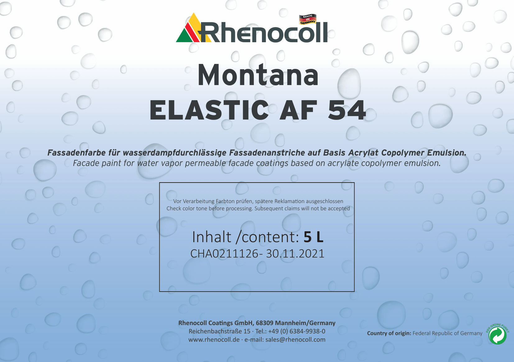 Montana ELASTIC, AF 54 